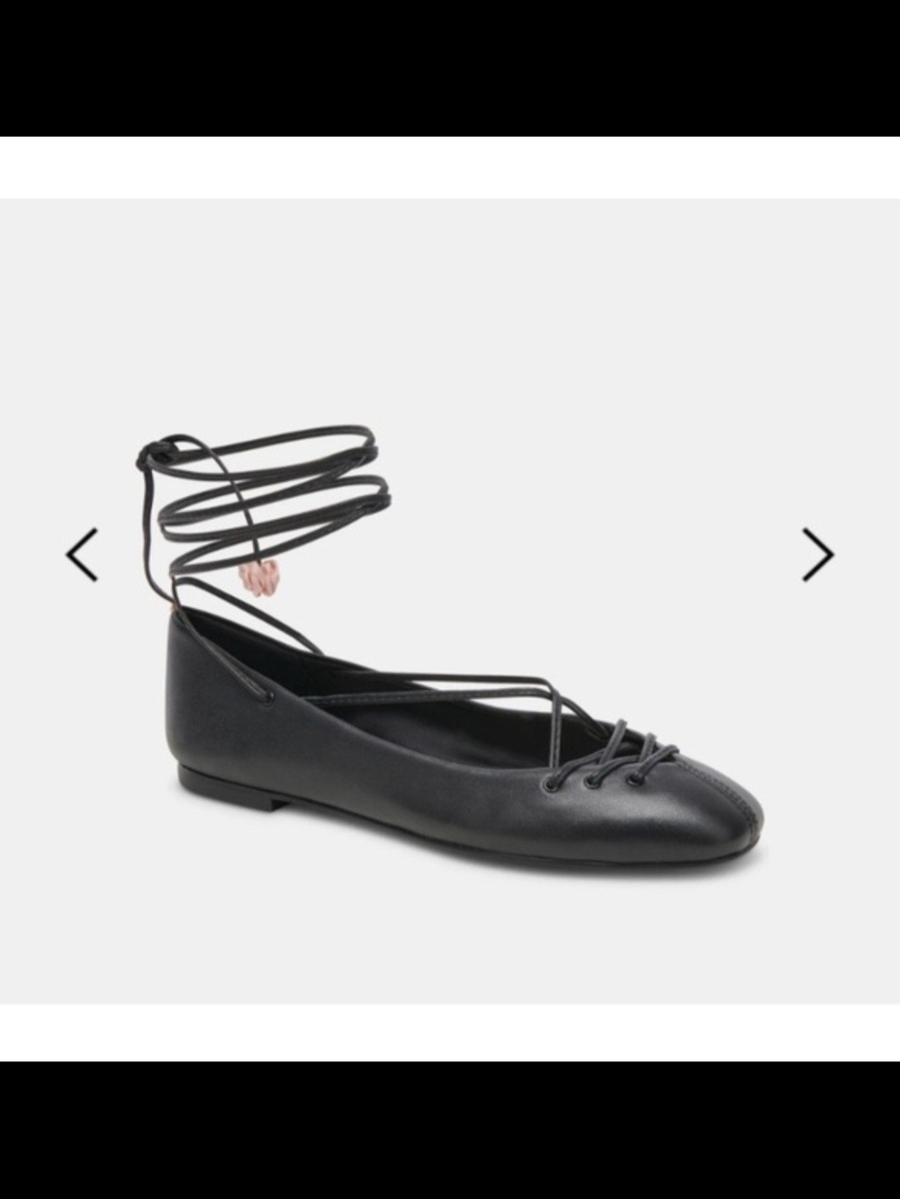 ISO Dolce Vita-For Love And Lemoms Rose Black Ballet Flats Size 8